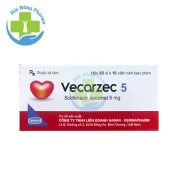 Vecarzec 5 - Hộp 03 vỉ x 10 viên; Hộp 05 vỉ x 10 viên